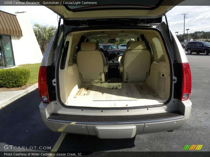 Quicksilver / Cocoa/Light Cashmere 2008 Cadillac Escalade