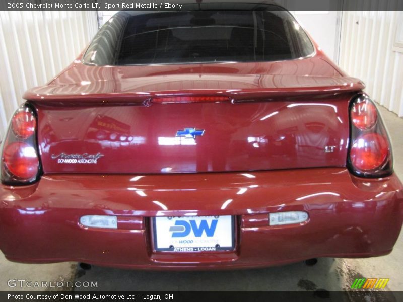 Sport Red Metallic / Ebony 2005 Chevrolet Monte Carlo LT