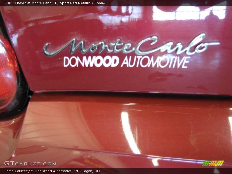Sport Red Metallic / Ebony 2005 Chevrolet Monte Carlo LT