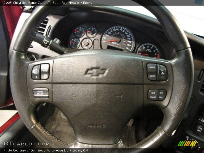 Sport Red Metallic / Ebony 2005 Chevrolet Monte Carlo LT