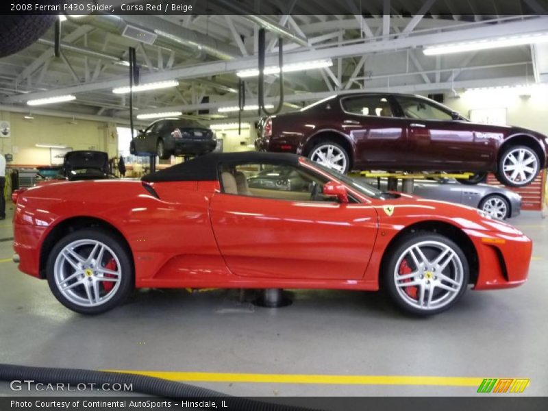 Corsa Red / Beige 2008 Ferrari F430 Spider