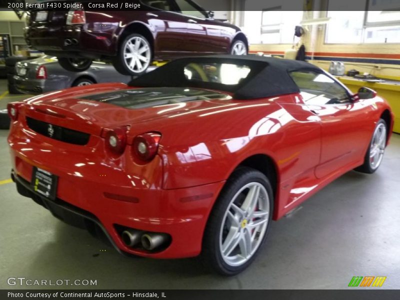 Corsa Red / Beige 2008 Ferrari F430 Spider