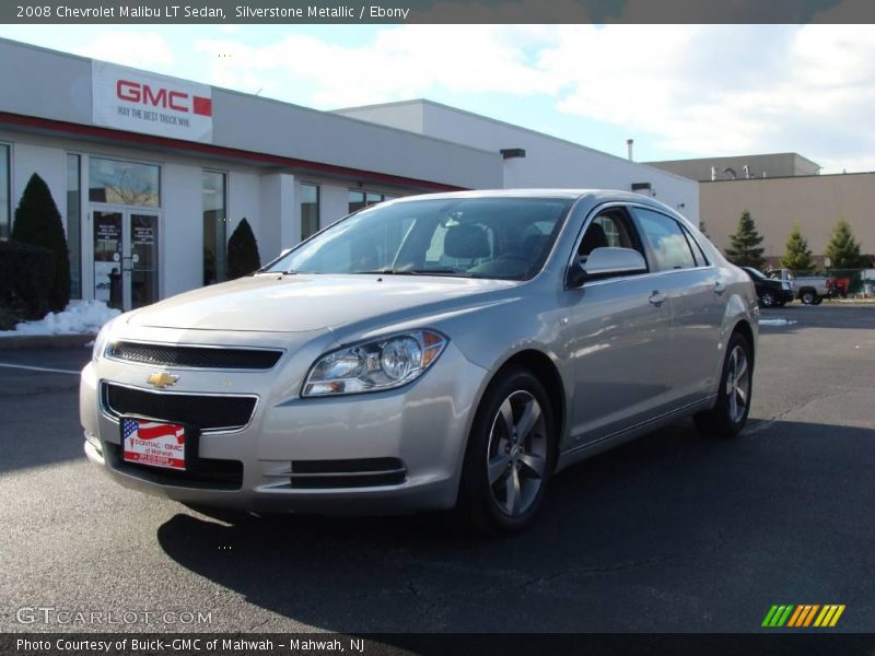 Silverstone Metallic / Ebony 2008 Chevrolet Malibu LT Sedan