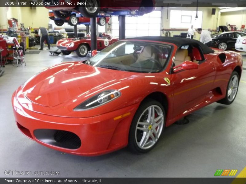Corsa Red / Beige 2008 Ferrari F430 Spider
