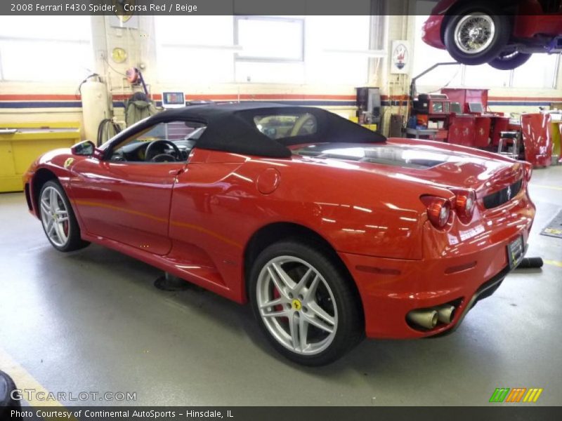 Corsa Red / Beige 2008 Ferrari F430 Spider