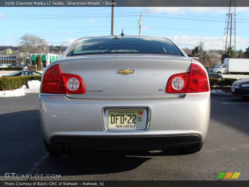 Silverstone Metallic / Ebony 2008 Chevrolet Malibu LT Sedan