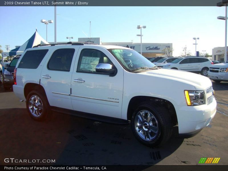 Summit White / Ebony 2009 Chevrolet Tahoe LTZ