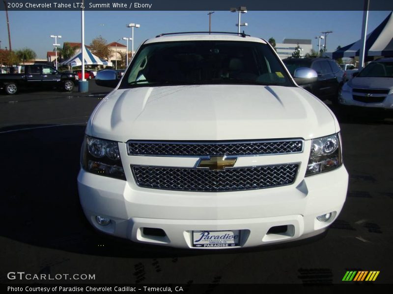 Summit White / Ebony 2009 Chevrolet Tahoe LTZ
