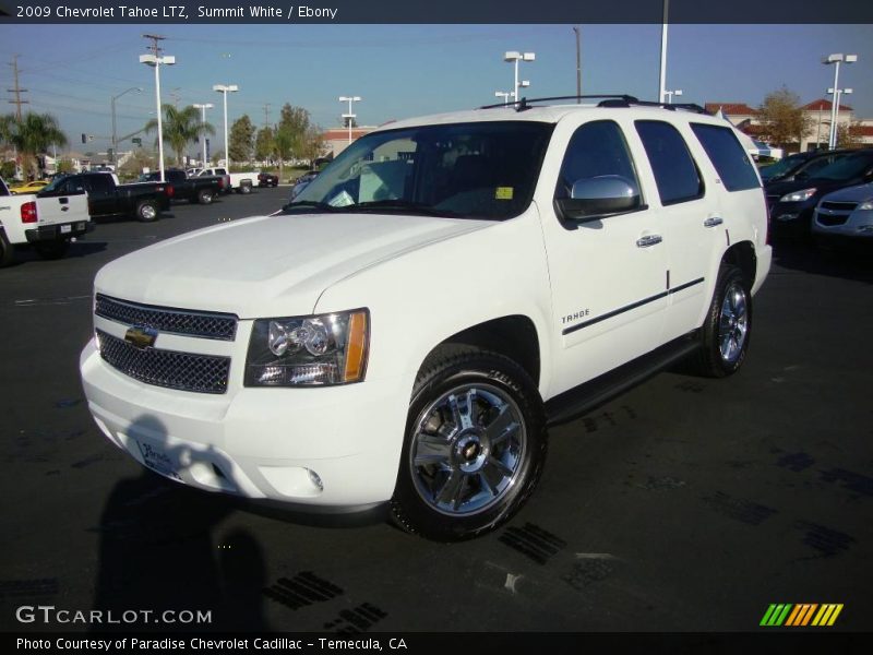 Summit White / Ebony 2009 Chevrolet Tahoe LTZ