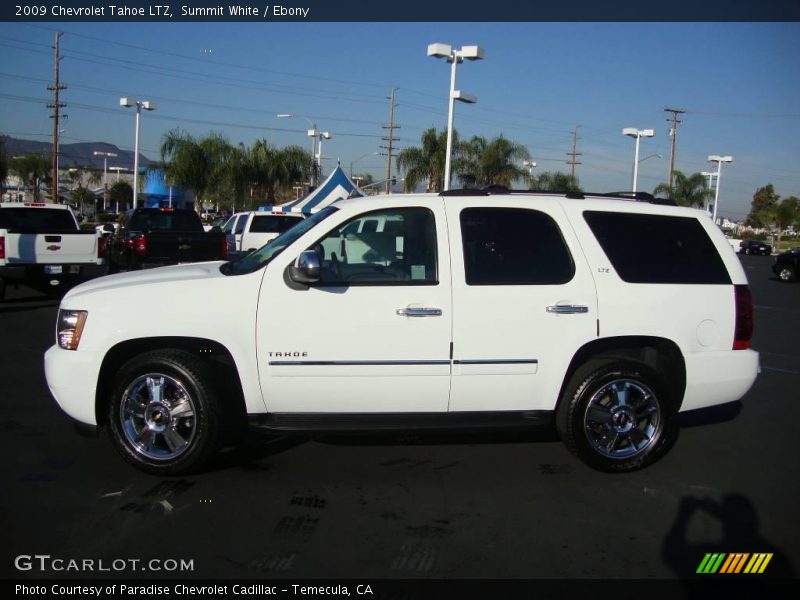 Summit White / Ebony 2009 Chevrolet Tahoe LTZ