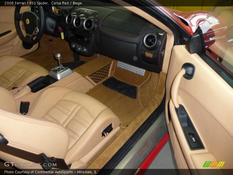 Corsa Red / Beige 2008 Ferrari F430 Spider
