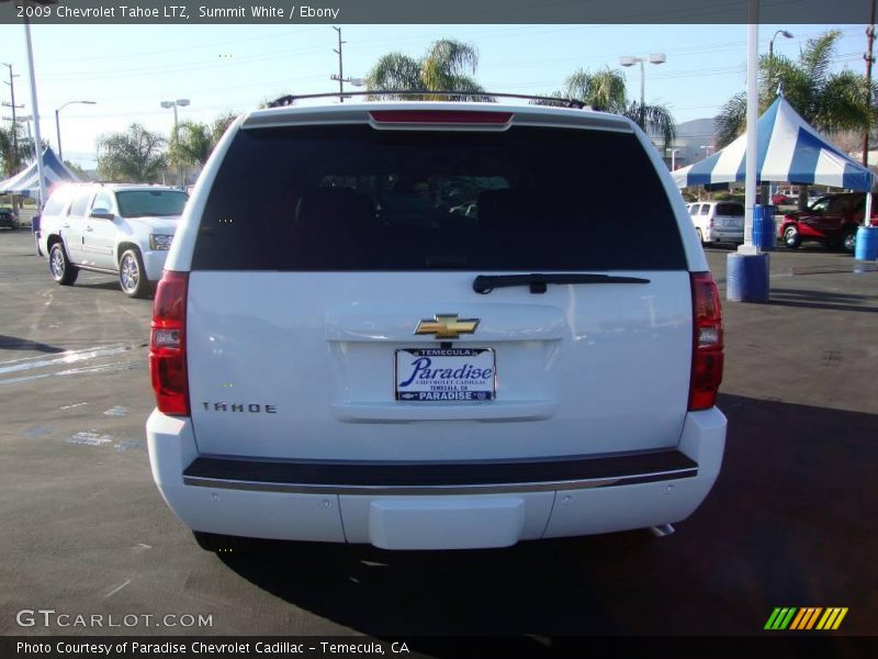 Summit White / Ebony 2009 Chevrolet Tahoe LTZ
