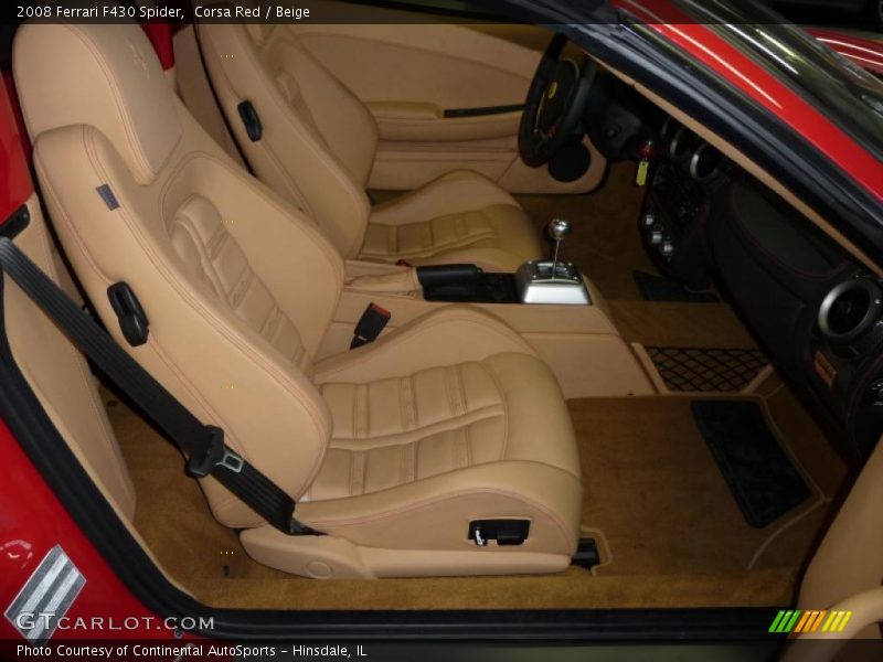 Corsa Red / Beige 2008 Ferrari F430 Spider