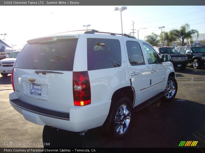 Summit White / Ebony 2009 Chevrolet Tahoe LTZ