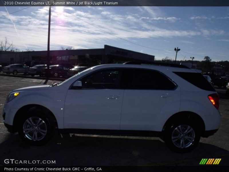 Summit White / Jet Black/Light Titanium 2010 Chevrolet Equinox LT