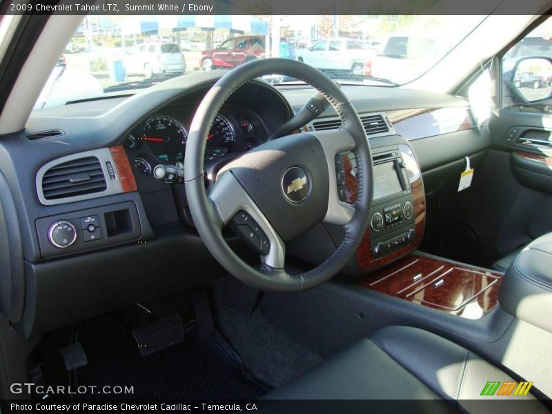 Summit White / Ebony 2009 Chevrolet Tahoe LTZ