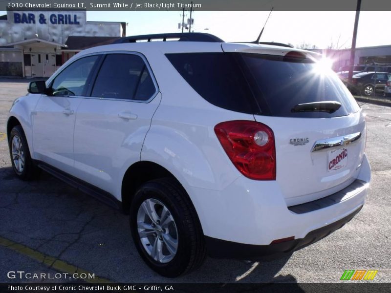 Summit White / Jet Black/Light Titanium 2010 Chevrolet Equinox LT