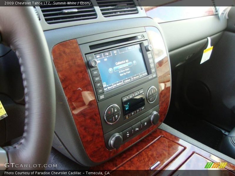 Summit White / Ebony 2009 Chevrolet Tahoe LTZ