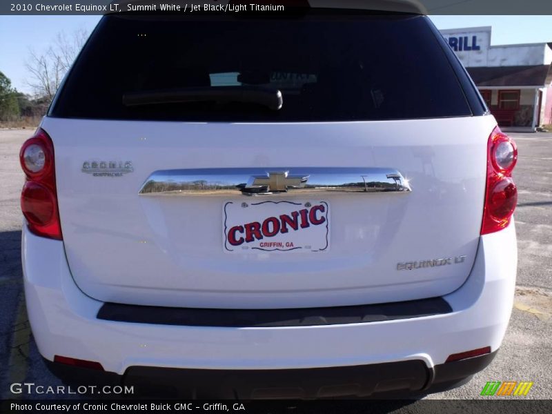Summit White / Jet Black/Light Titanium 2010 Chevrolet Equinox LT