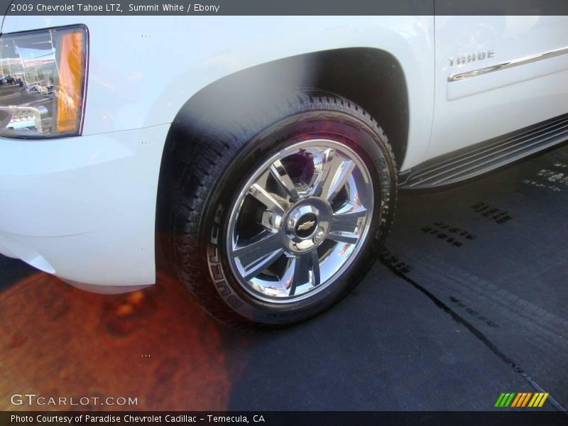 Summit White / Ebony 2009 Chevrolet Tahoe LTZ