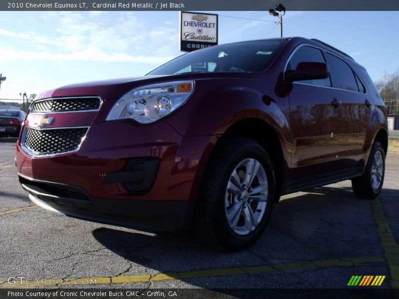 Cardinal Red Metallic / Jet Black 2010 Chevrolet Equinox LT