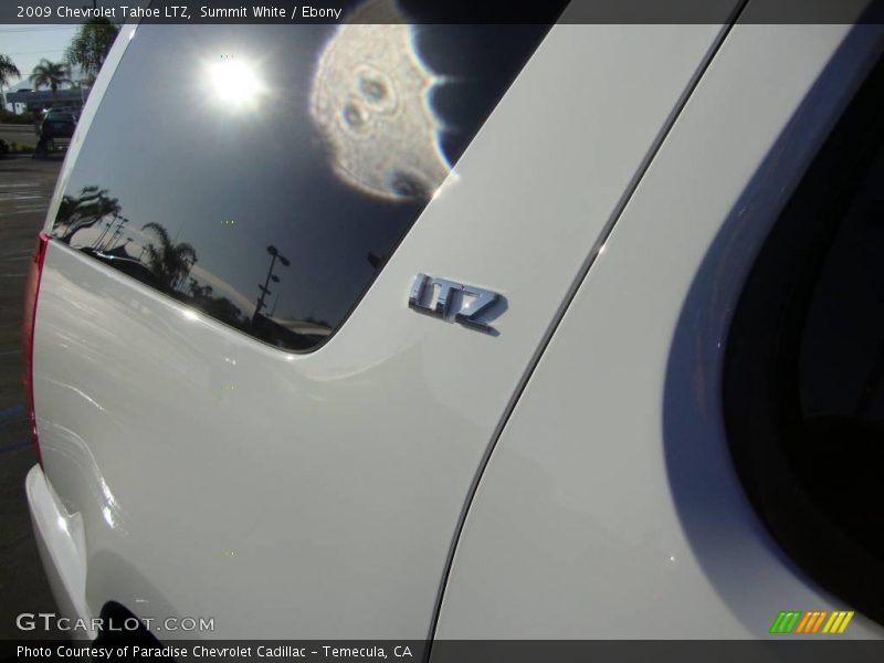 Summit White / Ebony 2009 Chevrolet Tahoe LTZ