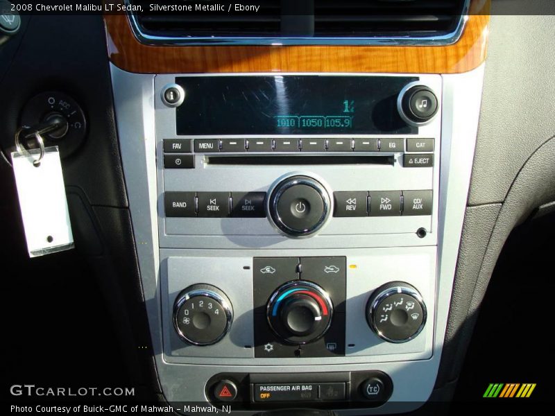 Silverstone Metallic / Ebony 2008 Chevrolet Malibu LT Sedan