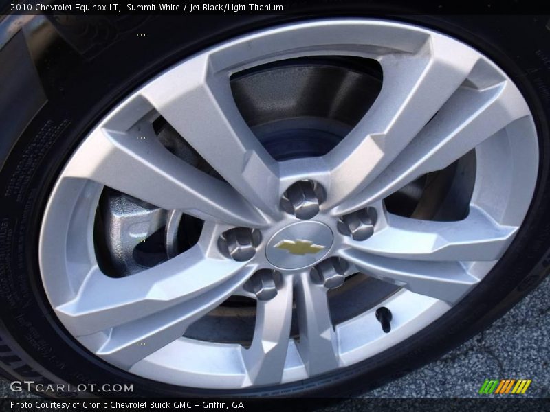 Summit White / Jet Black/Light Titanium 2010 Chevrolet Equinox LT