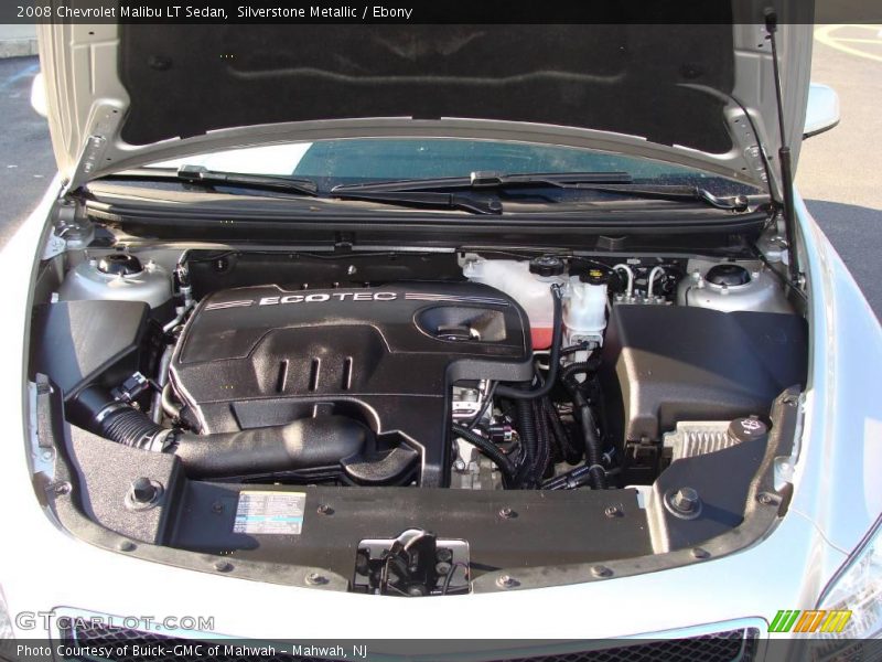 Silverstone Metallic / Ebony 2008 Chevrolet Malibu LT Sedan