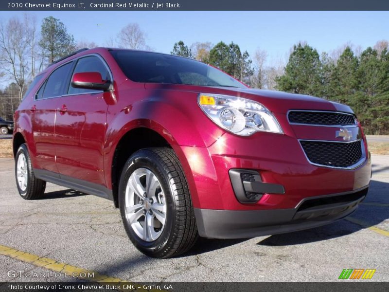 Cardinal Red Metallic / Jet Black 2010 Chevrolet Equinox LT