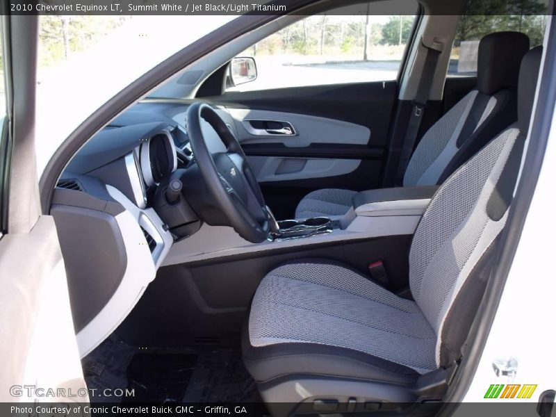 Summit White / Jet Black/Light Titanium 2010 Chevrolet Equinox LT