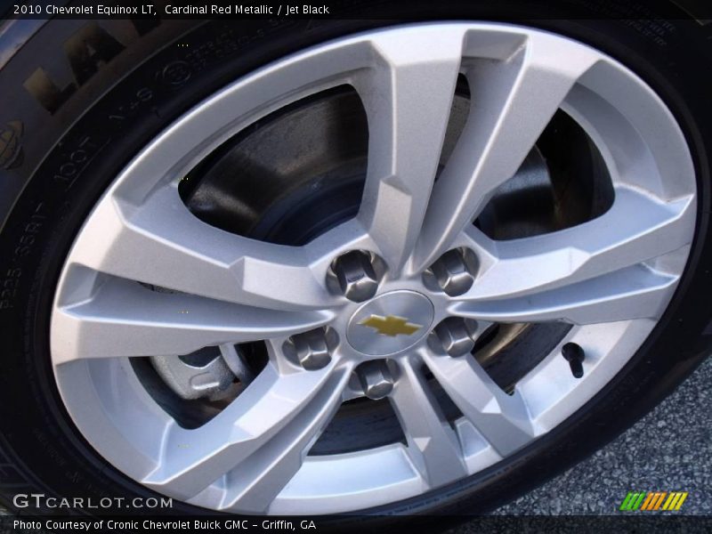 Cardinal Red Metallic / Jet Black 2010 Chevrolet Equinox LT