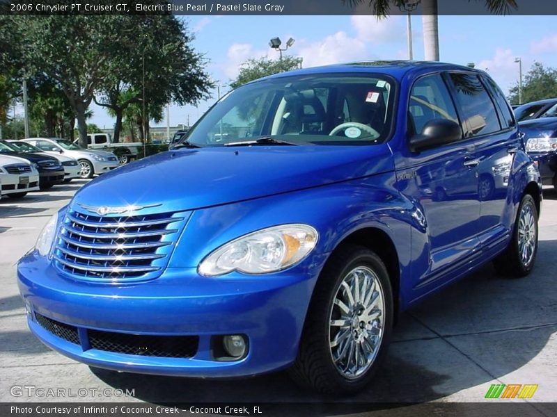 Electric Blue Pearl / Pastel Slate Gray 2006 Chrysler PT Cruiser GT