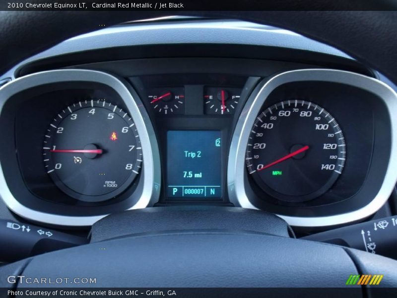 Cardinal Red Metallic / Jet Black 2010 Chevrolet Equinox LT