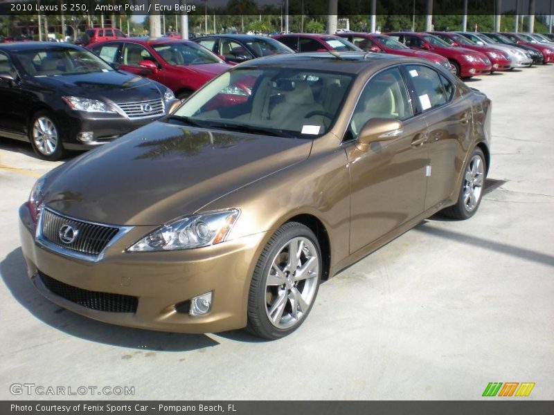 Amber Pearl / Ecru Beige 2010 Lexus IS 250