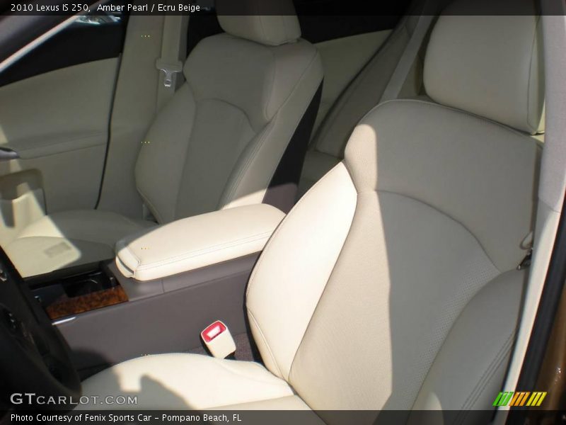 Amber Pearl / Ecru Beige 2010 Lexus IS 250