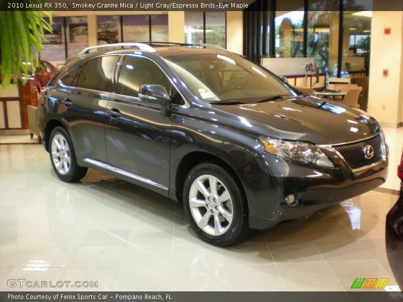 Smokey Granite Mica / Light Gray/Espresso Birds-Eye Maple 2010 Lexus RX 350