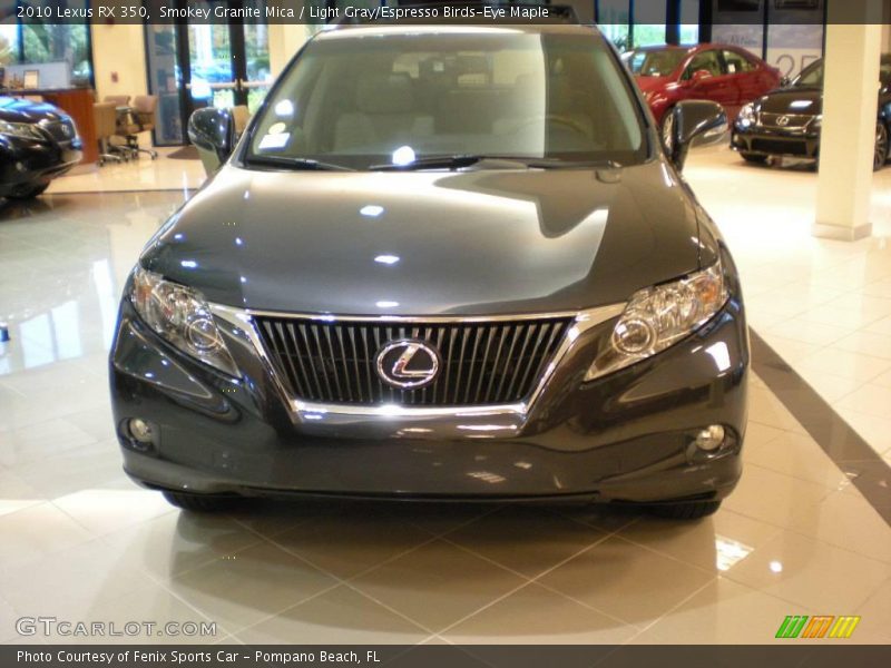 Smokey Granite Mica / Light Gray/Espresso Birds-Eye Maple 2010 Lexus RX 350