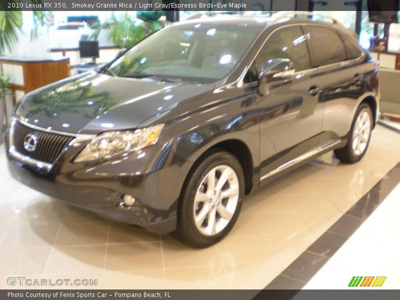 Smokey Granite Mica / Light Gray/Espresso Birds-Eye Maple 2010 Lexus RX 350