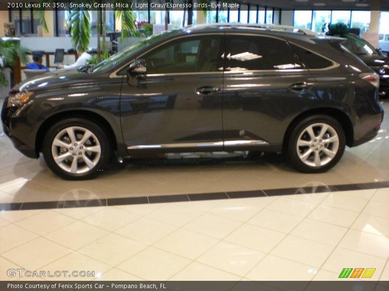Smokey Granite Mica / Light Gray/Espresso Birds-Eye Maple 2010 Lexus RX 350