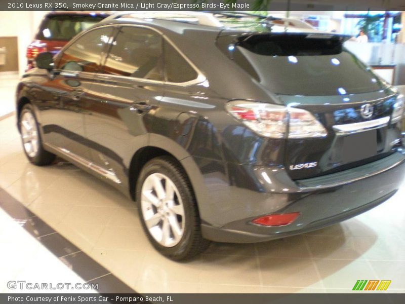 Smokey Granite Mica / Light Gray/Espresso Birds-Eye Maple 2010 Lexus RX 350