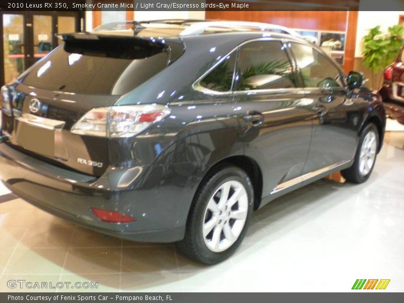 Smokey Granite Mica / Light Gray/Espresso Birds-Eye Maple 2010 Lexus RX 350