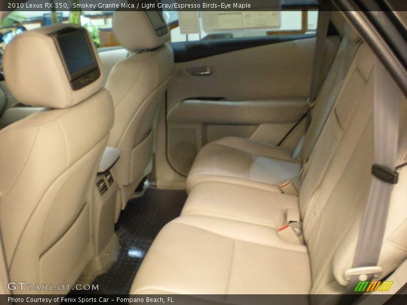 Smokey Granite Mica / Light Gray/Espresso Birds-Eye Maple 2010 Lexus RX 350