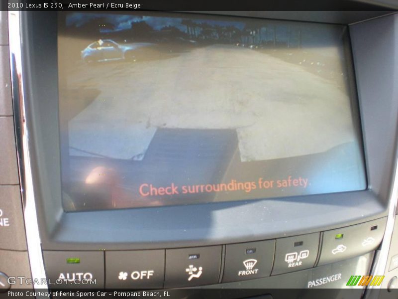 Amber Pearl / Ecru Beige 2010 Lexus IS 250