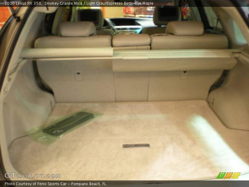 Smokey Granite Mica / Light Gray/Espresso Birds-Eye Maple 2010 Lexus RX 350