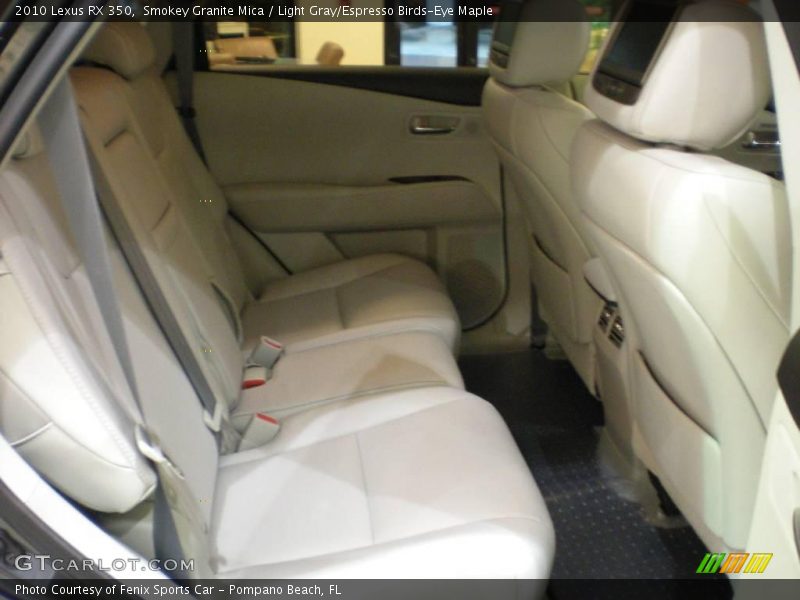 Smokey Granite Mica / Light Gray/Espresso Birds-Eye Maple 2010 Lexus RX 350