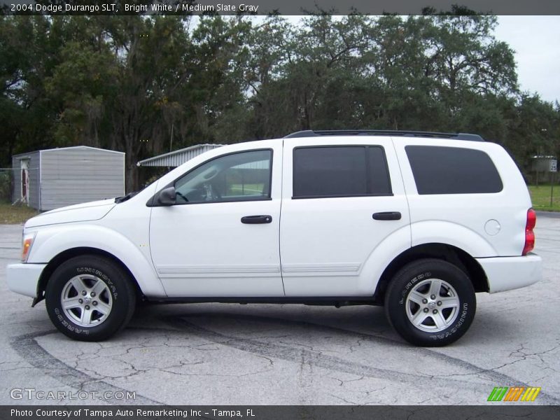 Bright White / Medium Slate Gray 2004 Dodge Durango SLT
