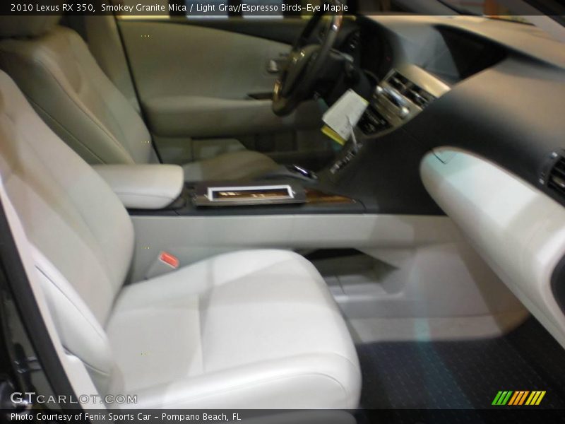 Smokey Granite Mica / Light Gray/Espresso Birds-Eye Maple 2010 Lexus RX 350