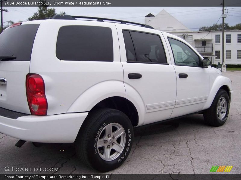 Bright White / Medium Slate Gray 2004 Dodge Durango SLT