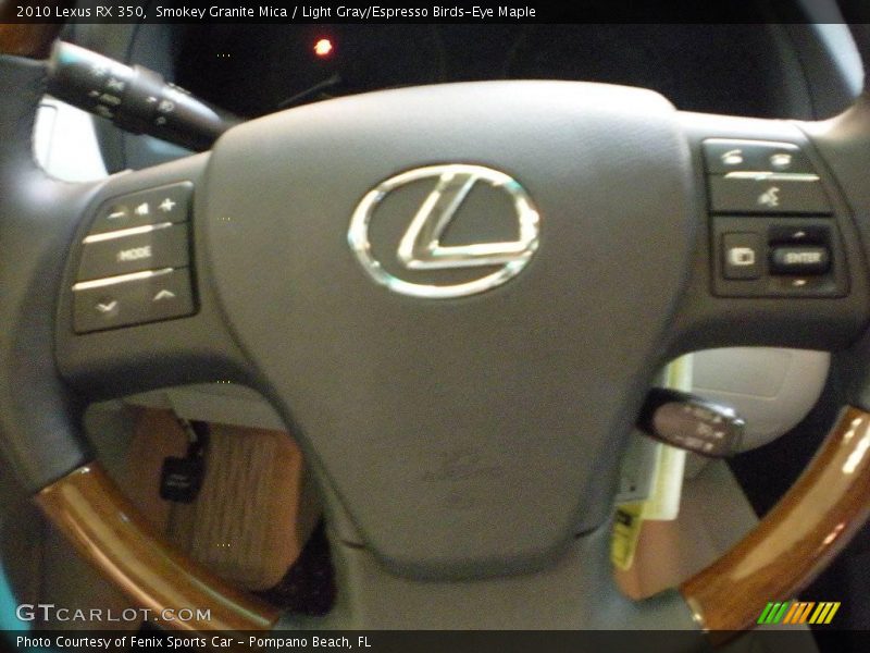 Smokey Granite Mica / Light Gray/Espresso Birds-Eye Maple 2010 Lexus RX 350